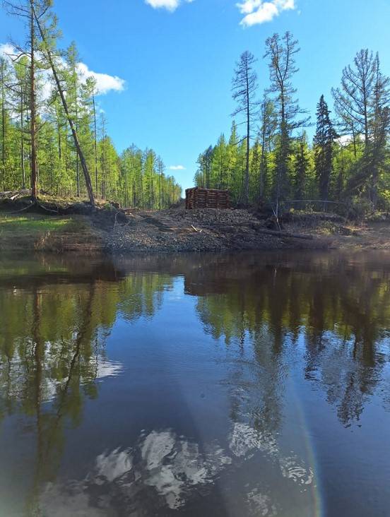 Незаконная дамба в тайге (фото: Дмитрий Голованов) uriqzeiqqiuhrmf qkqidehiqzkiqrdrkm